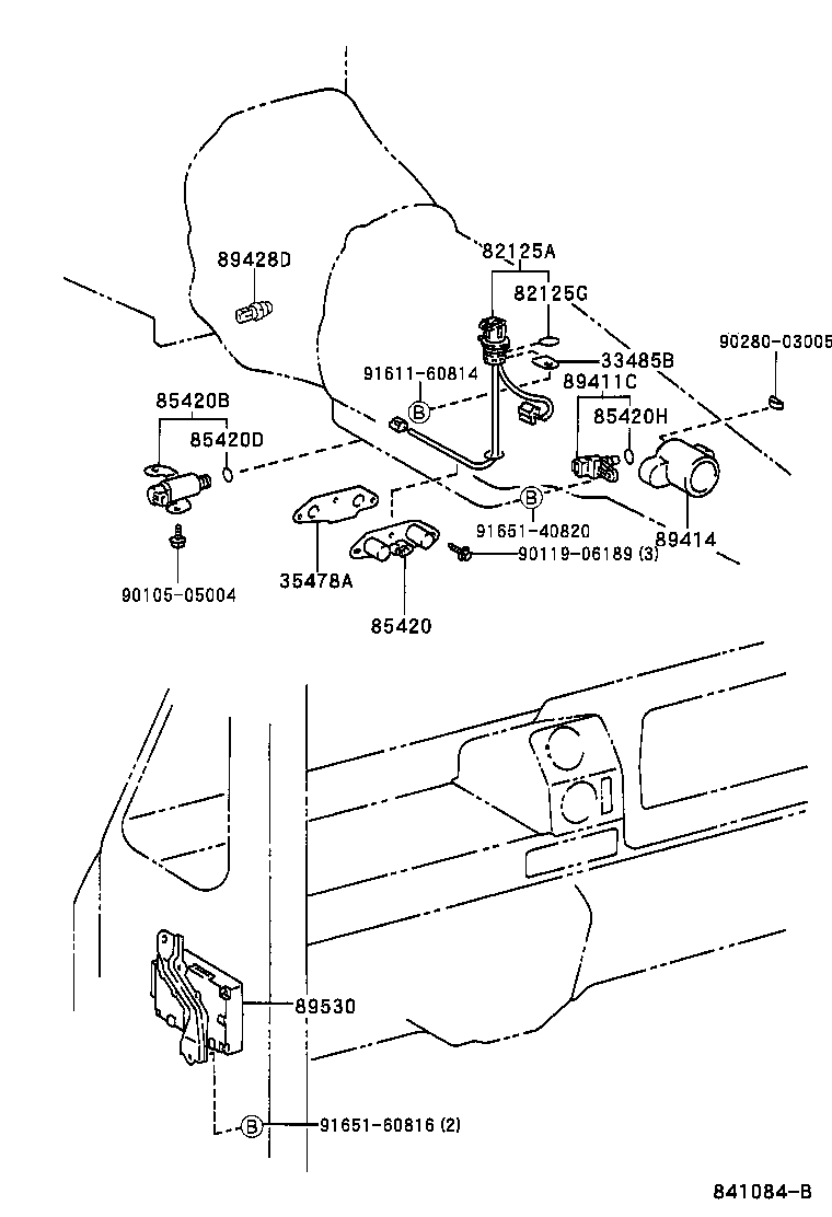 89530-25030 COMPUTER ASSY, TRANSMISSION CONTROL product image