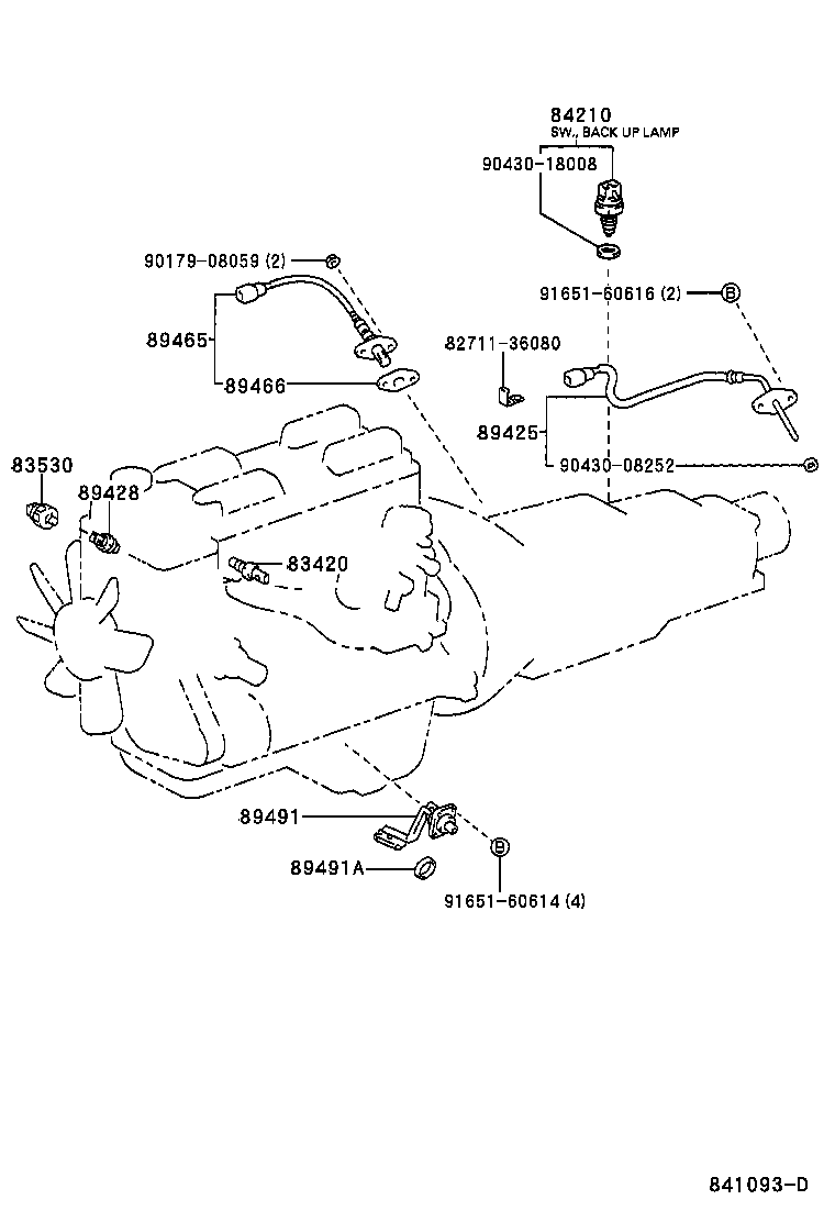 28490-58010 RELAY ASSY, EXHAUST RETARDER product image