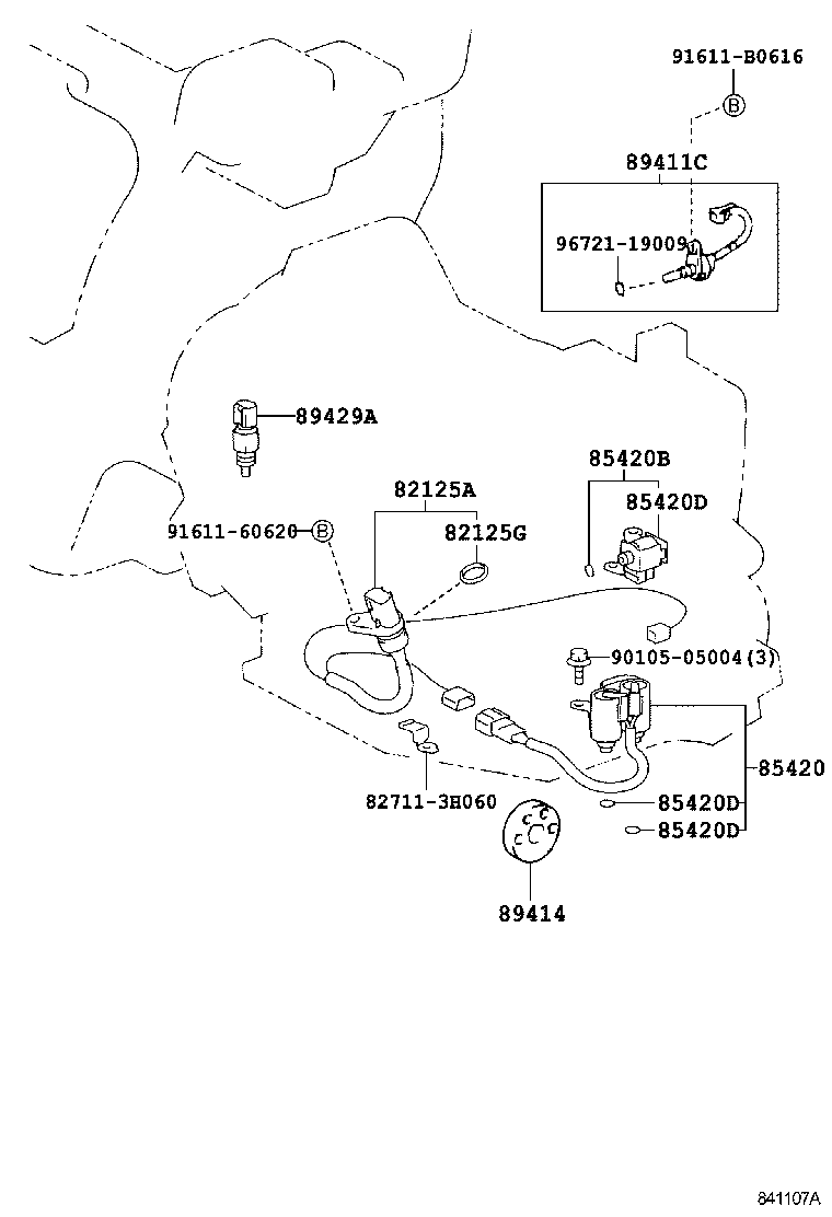 Toyota 85420-32111 SOLENOID ASSY, TRANSMISSION