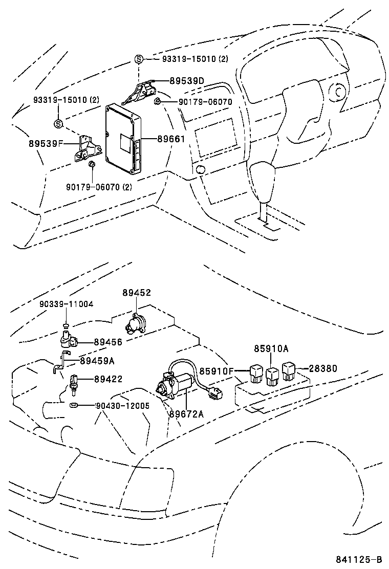 89452-30140 SENSOR, THROTTLE POSITION (FOR E.F.I.) product image