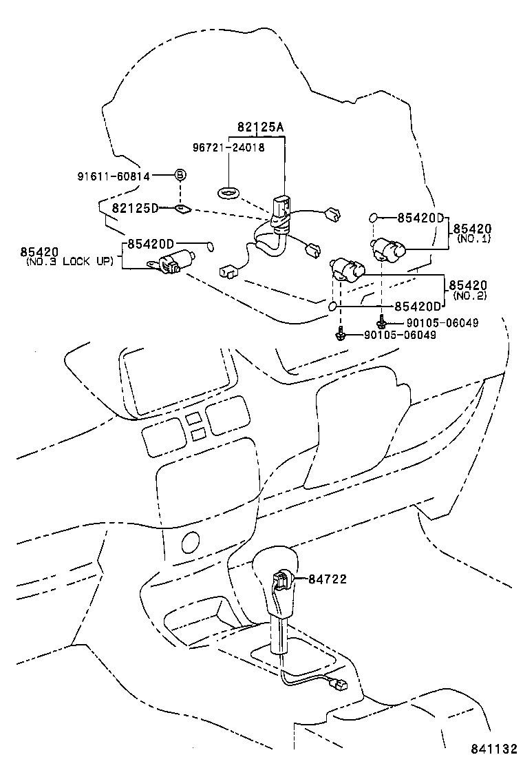 84722-13010-A0 SWITCH, TRANSMISSION CONTROL product image
