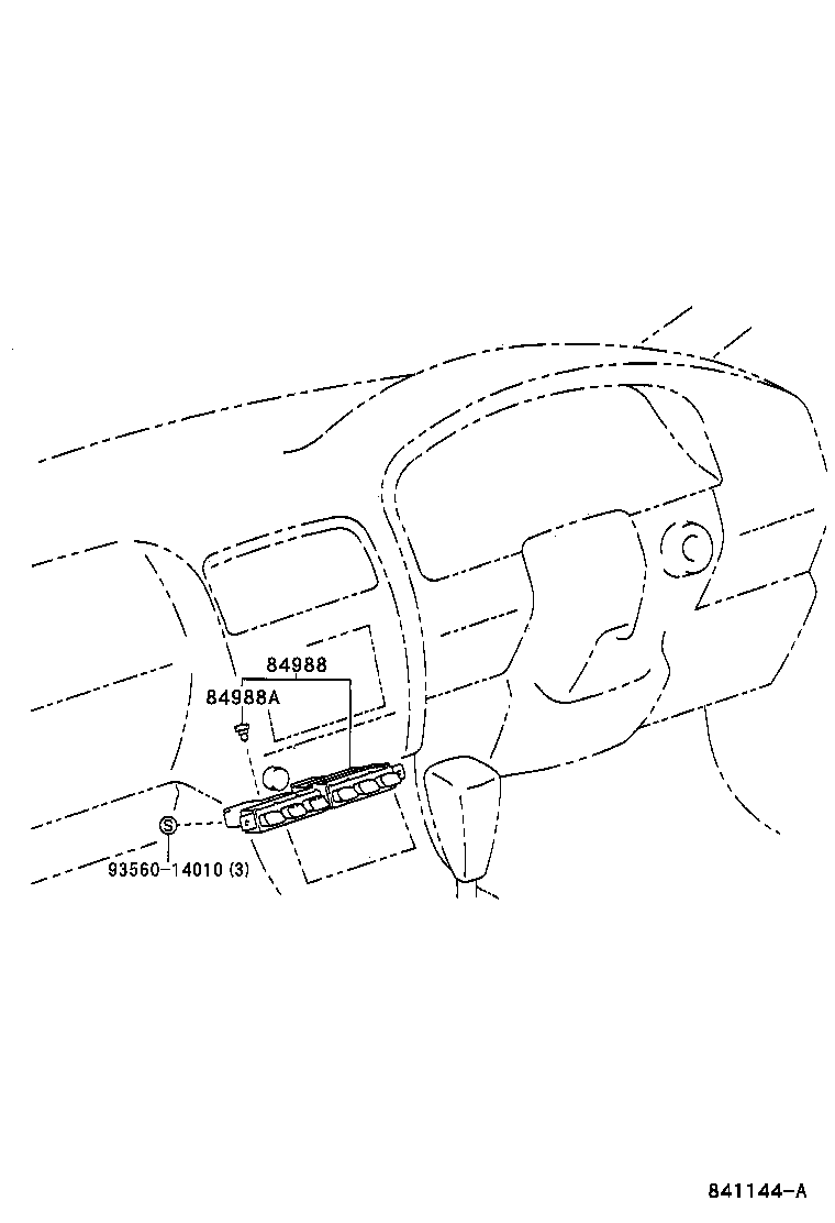 89634-50060 BRACKET, TRACTION CONTROL COMPUTER product image