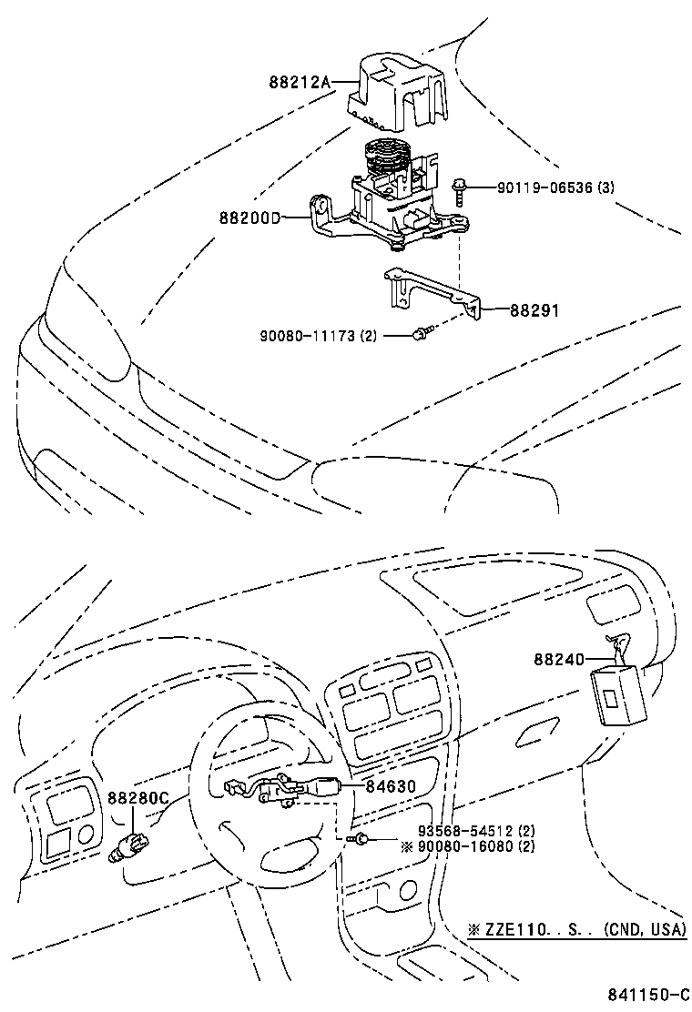 Toyota 88240-02040 COMPUTER ASSY, CRUISE CONTROL