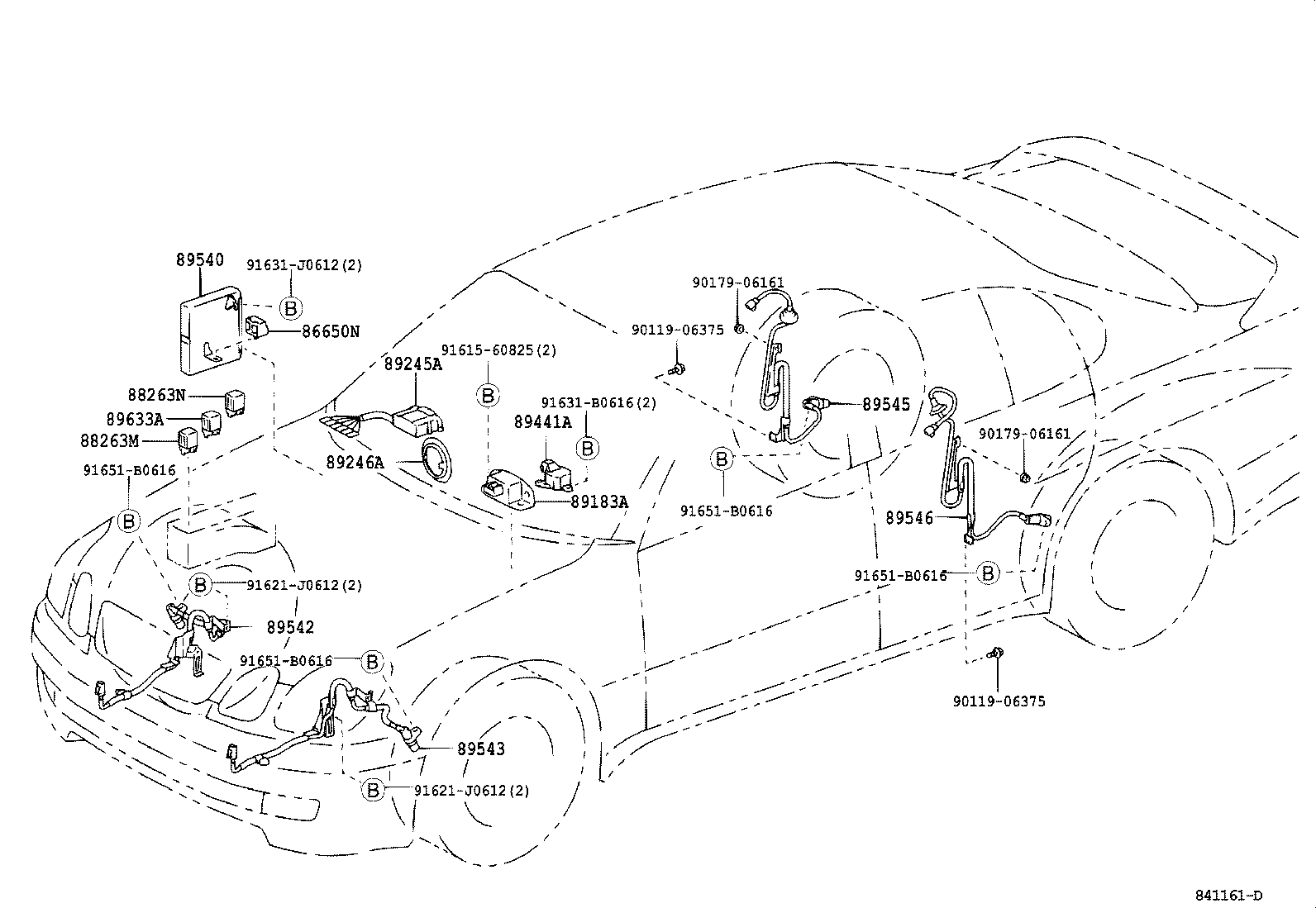 89540-30380 COMPUTER ASSY, SKID CONTROL product image