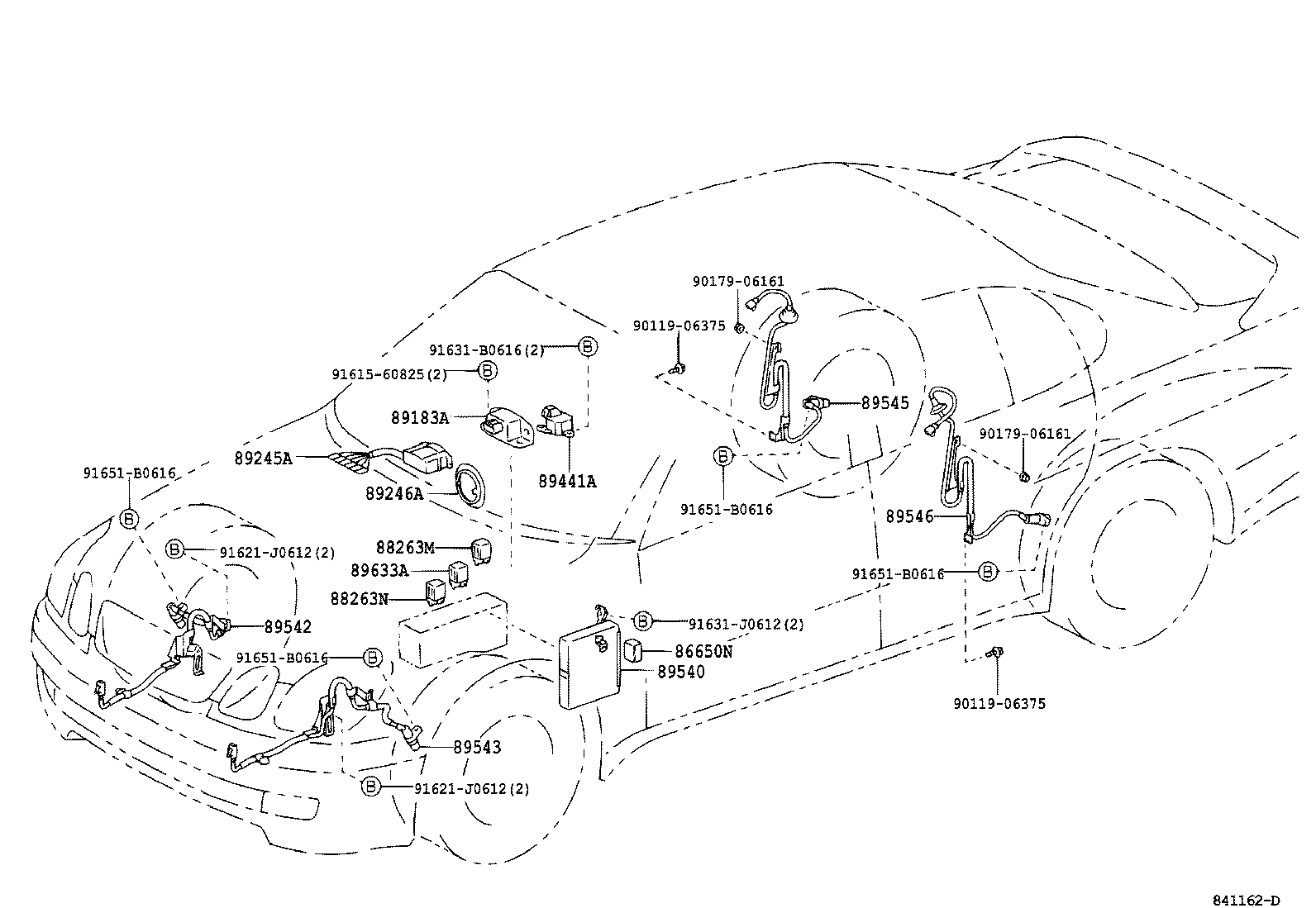 Toyota 89540-30391 COMPUTER ASSY, SKID CONTROL