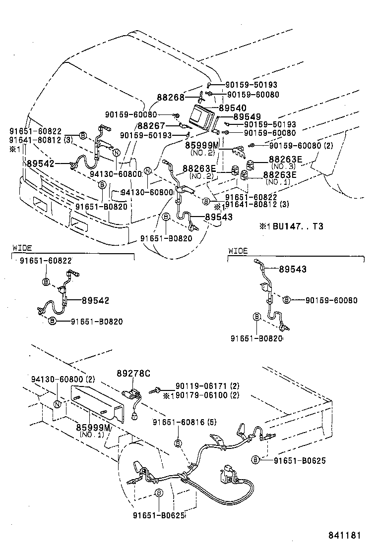 88269-37010 BRACKET, SKID CONTROL COMPUTER product image