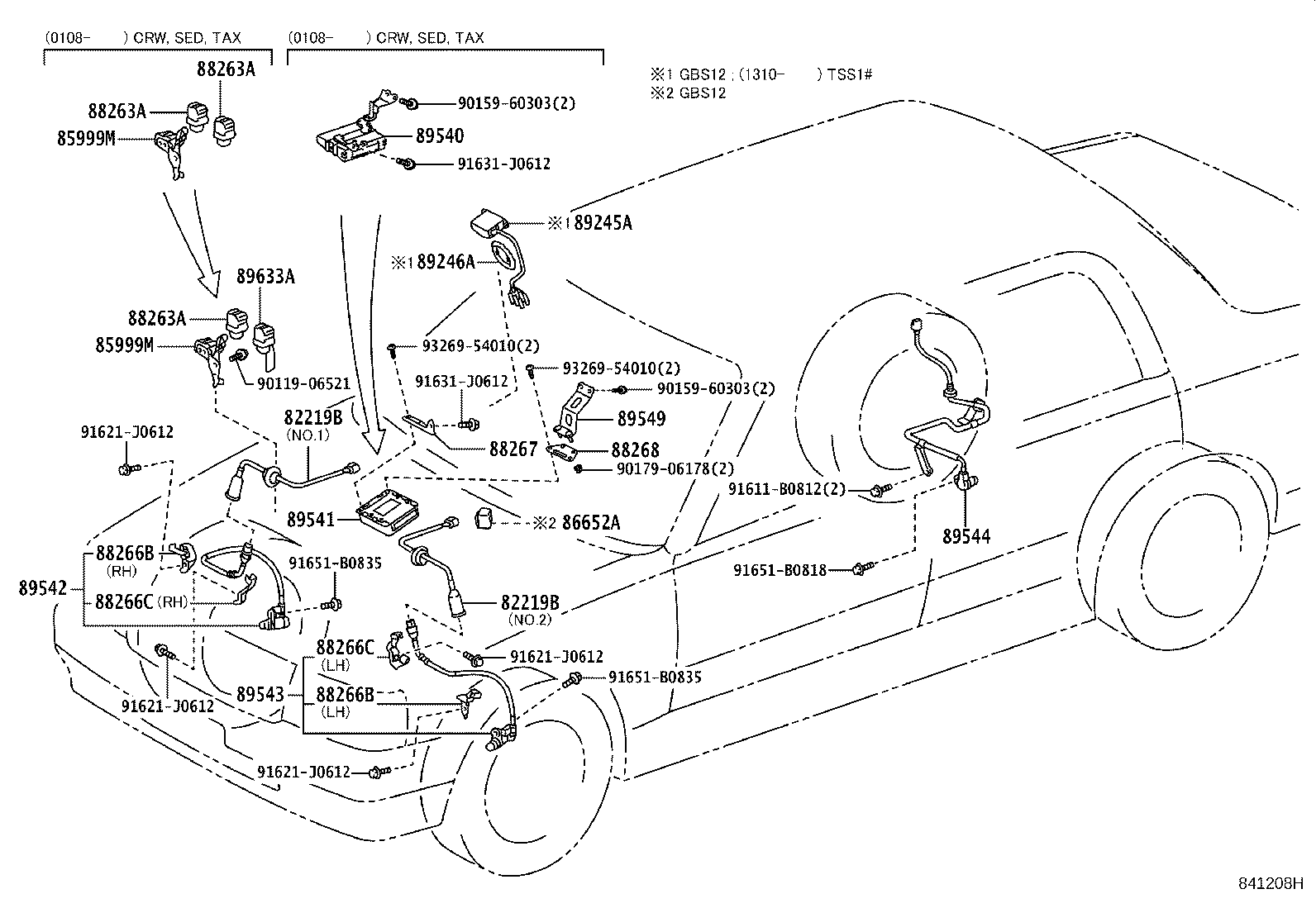 89541-43010 COMPUTER, SKID CONTROL product image