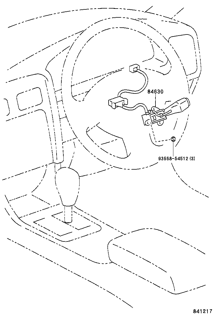 84630-30231 SWITCH ASSY, CRUISE CONTROL MAIN product image