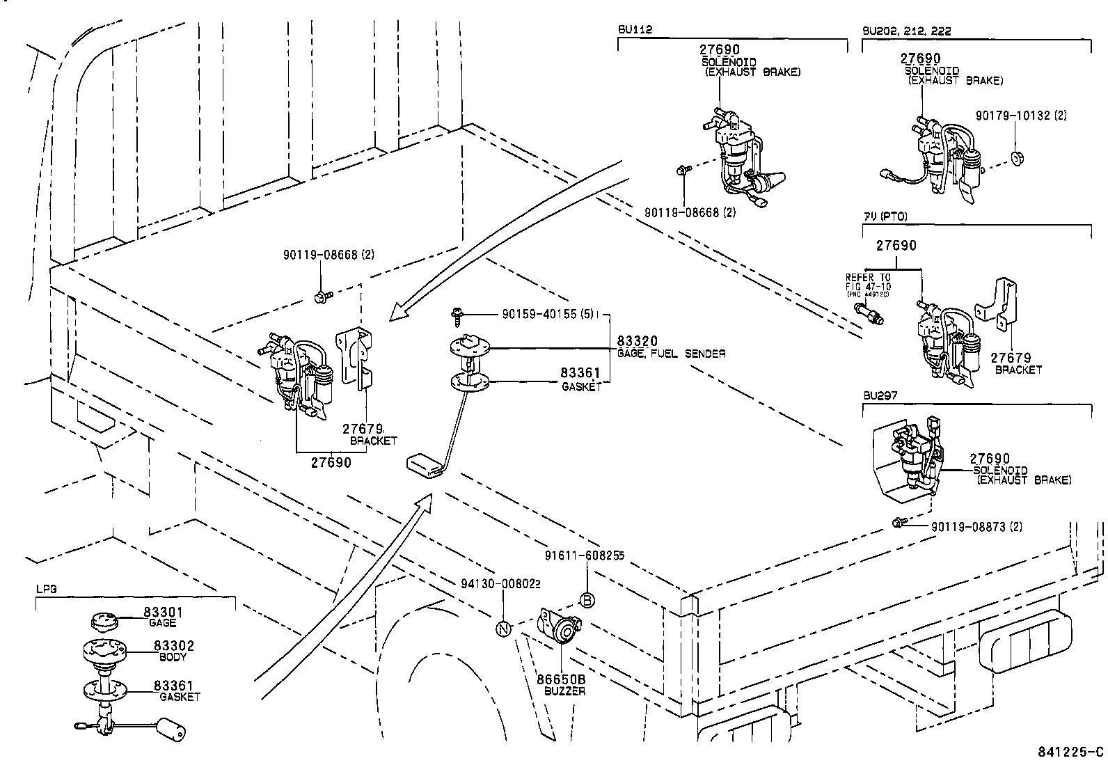 83320-49115 GAGE ASSY, FUEL SENDER product image