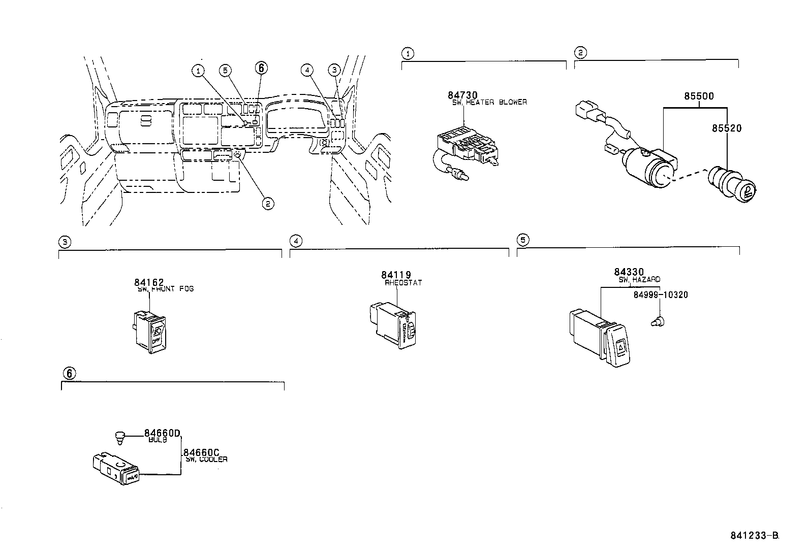 89559-37010 BRACKET, EMISSION CONTROL COMPUTER product image