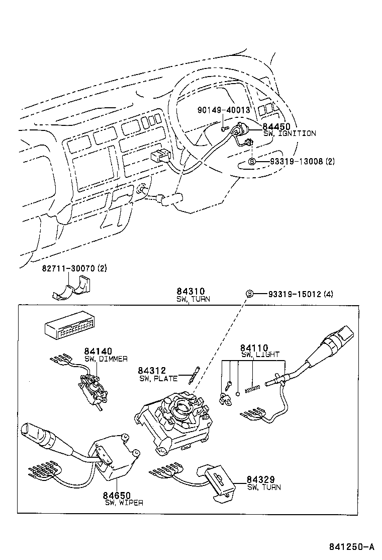 89559-37010 BRACKET, EMISSION CONTROL COMPUTER product image