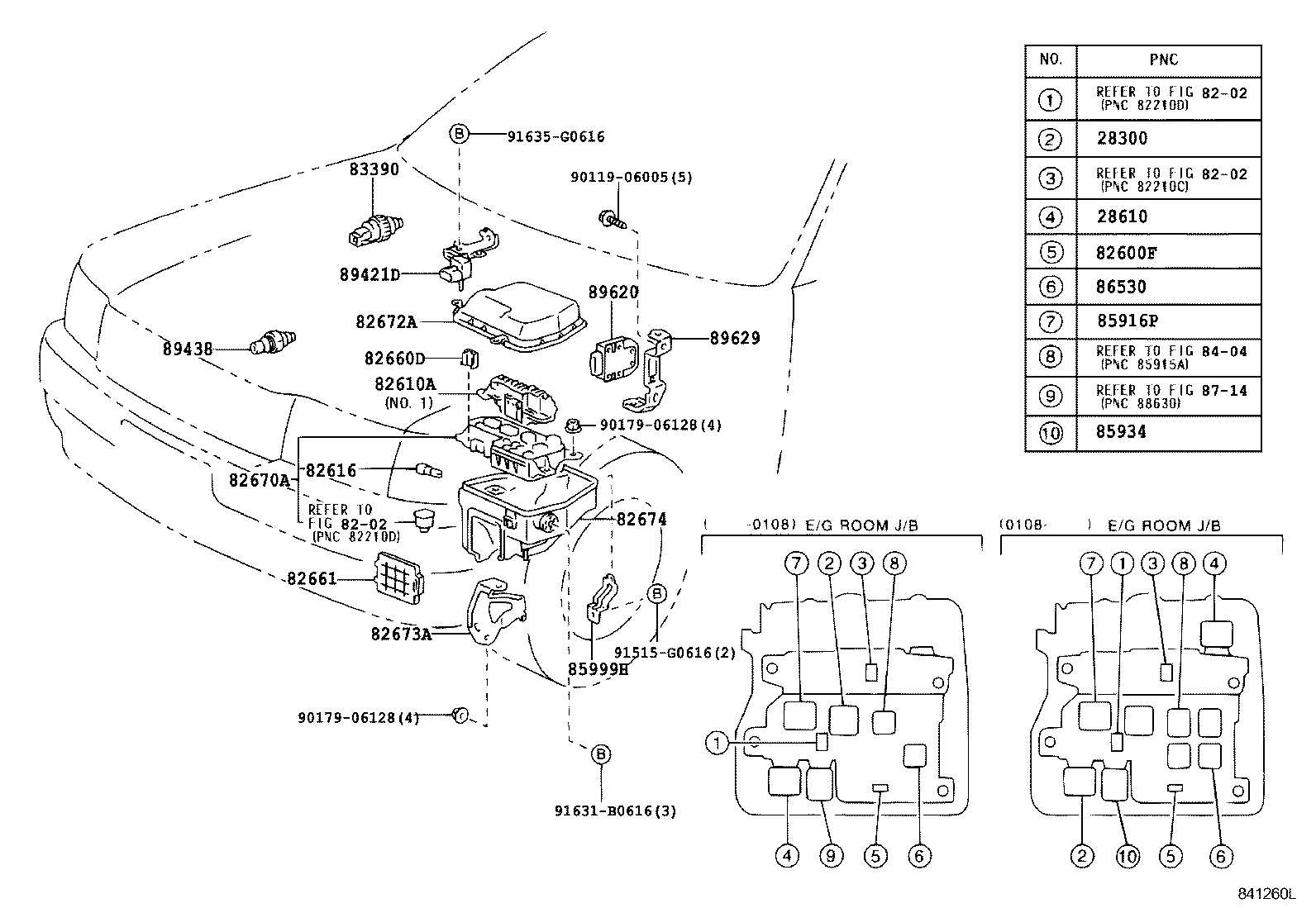 82602-43050 BLOCK SUB-ASSY, RELAY product image