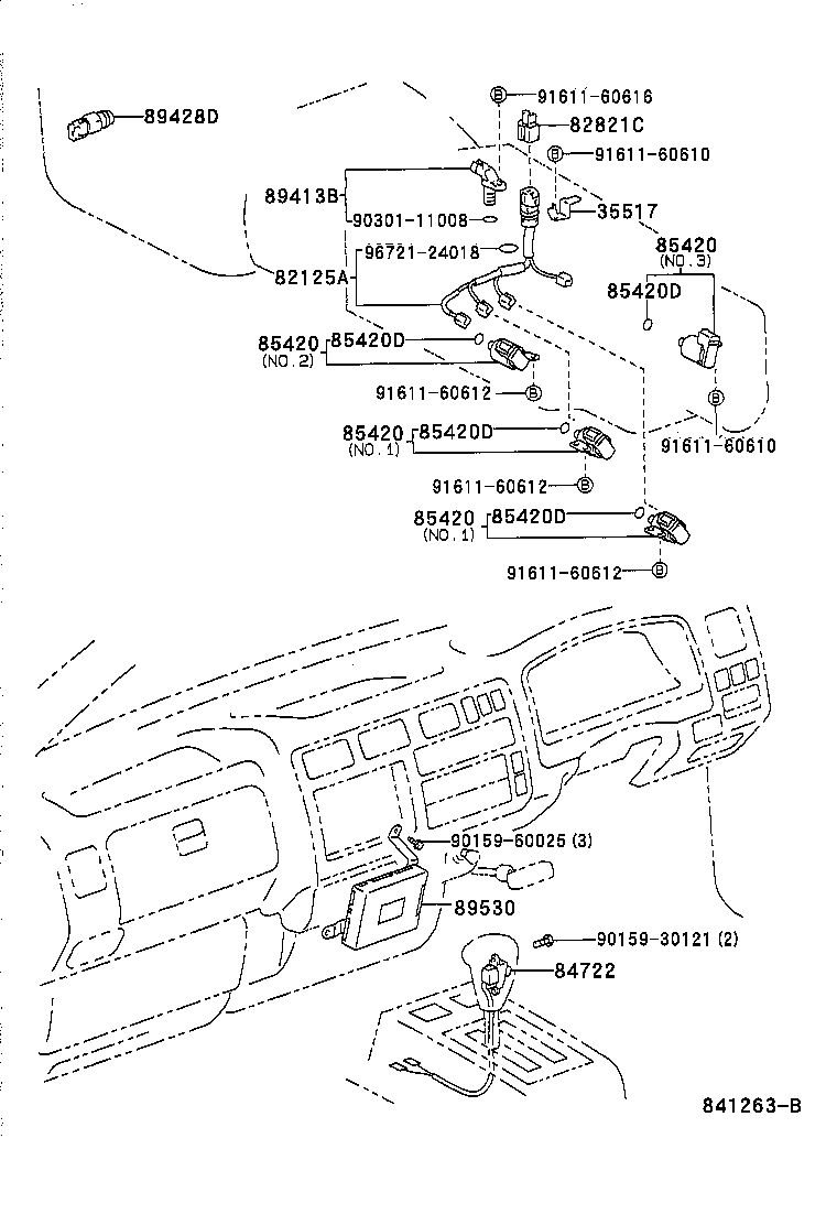 89530-25040 COMPUTER ASSY, TRANSMISSION CONTROL product image