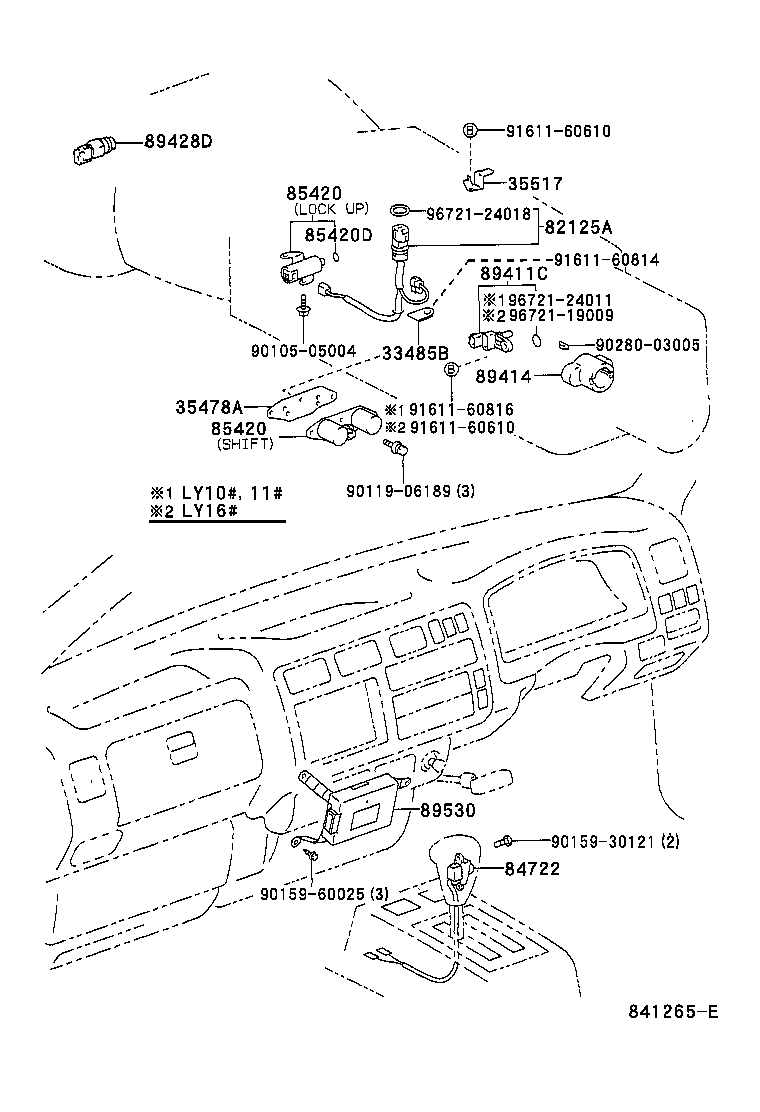 89530-25040 COMPUTER ASSY, TRANSMISSION CONTROL product image