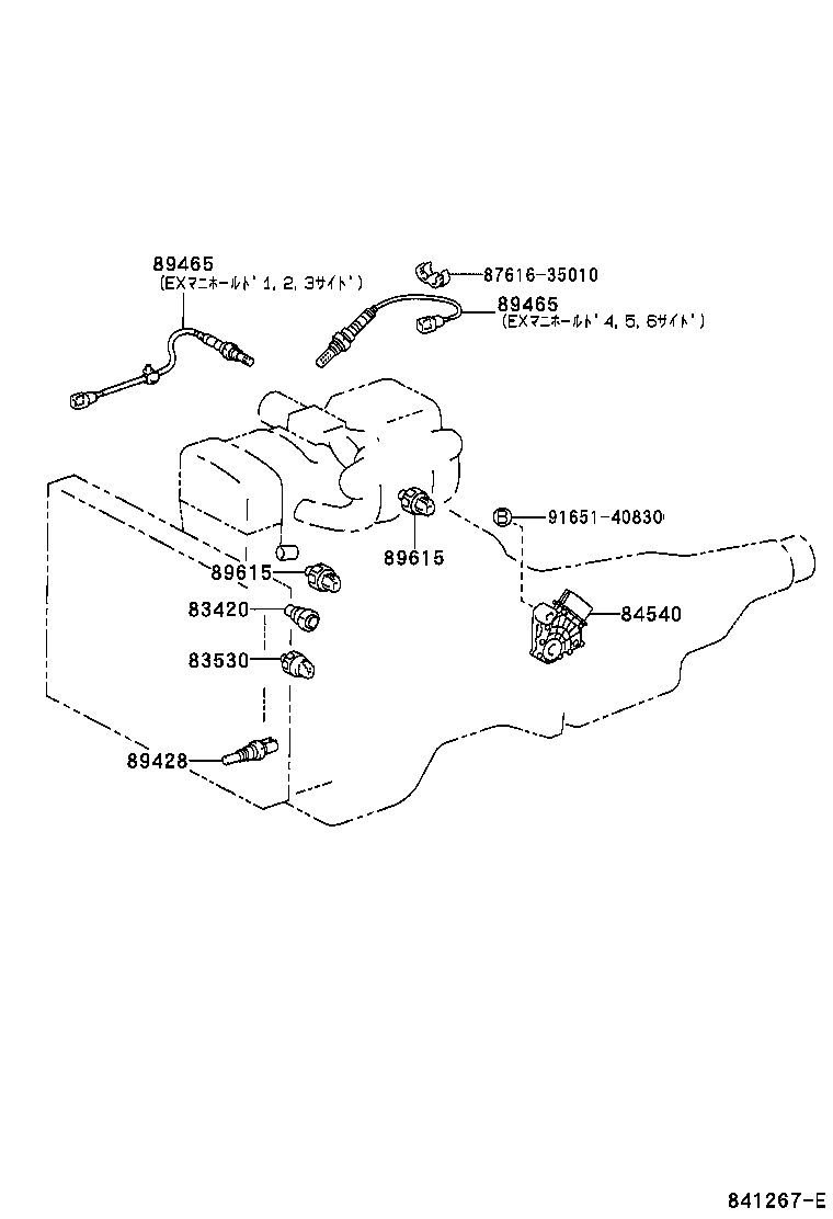 16364-46010 WIRE, COOLING FAN product image