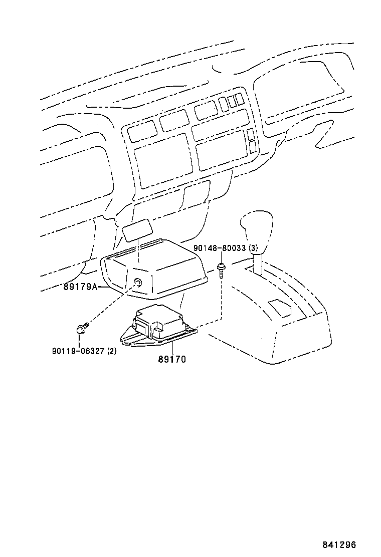 89179-37010-B0 COVER, AIR BAG SENSOR product image