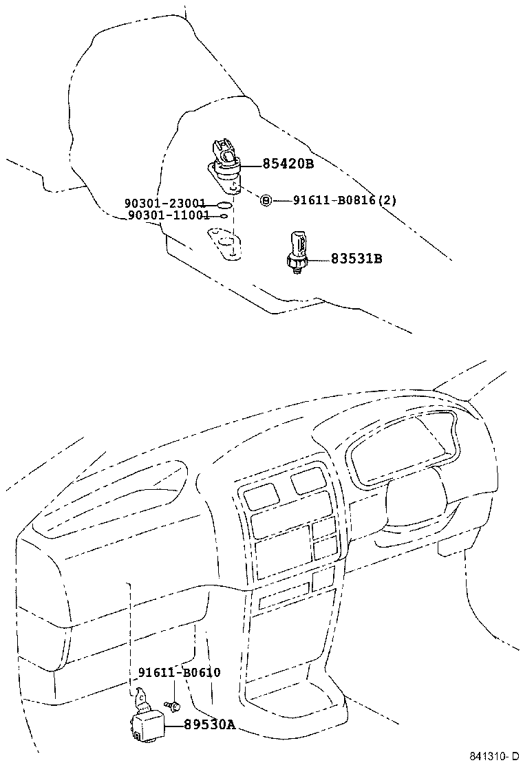 89530-26160 COMPUTER ASSY, TRANSMISSION CONTROL product image