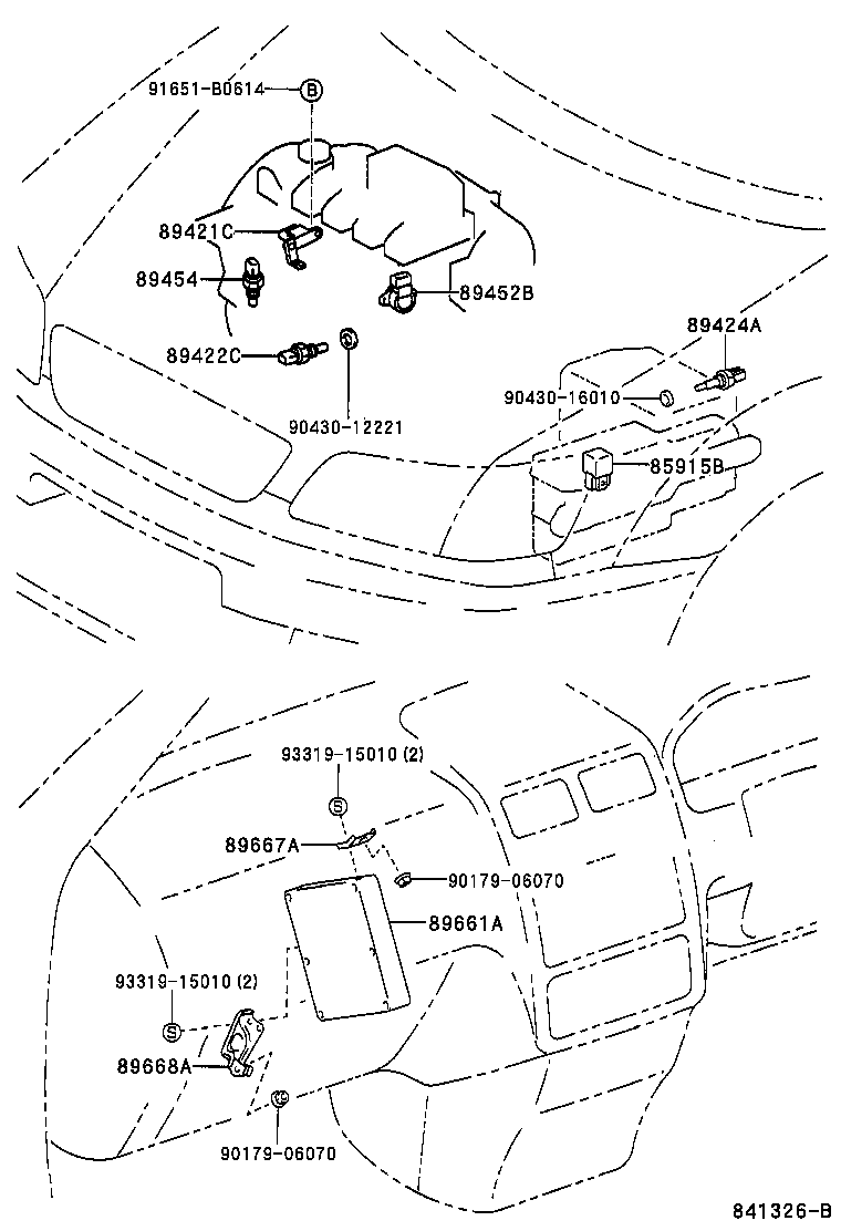 89452-21020 SENSOR, THROTTLE POSITION product image