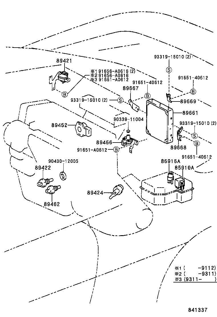 89462-20020 SWITCH, START INJECTOR TIME product image