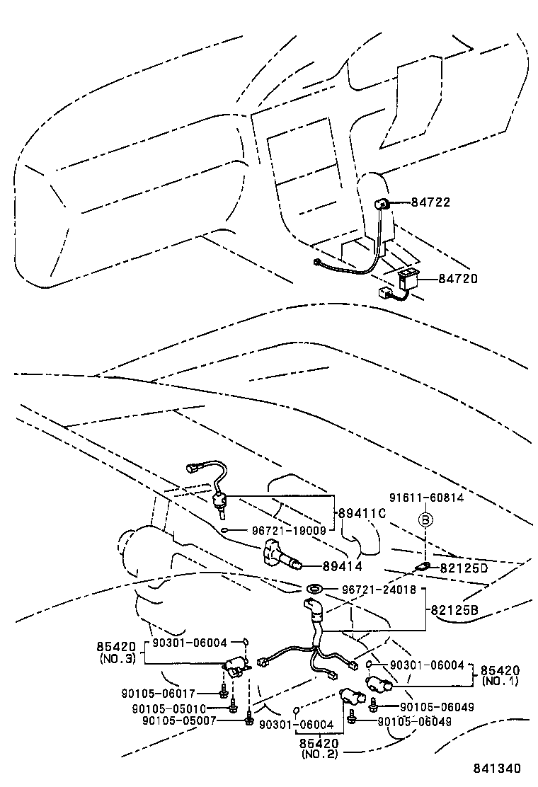 84720-17030 SWITCH ASSY, PATTERN SELECT product image