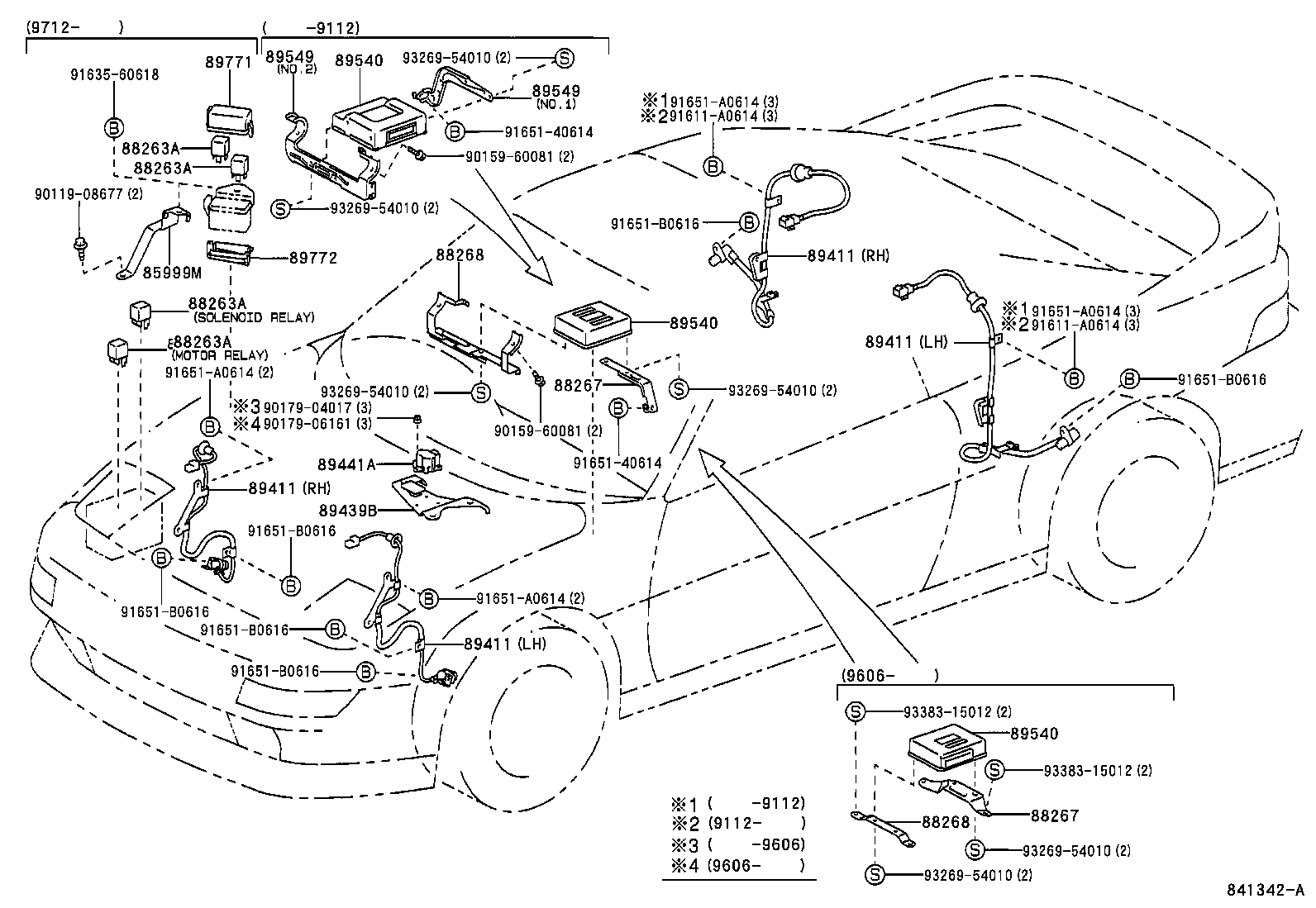 88268-17100 BRACKET, SKID CONTROL COMPUTER, NO.2 product image
