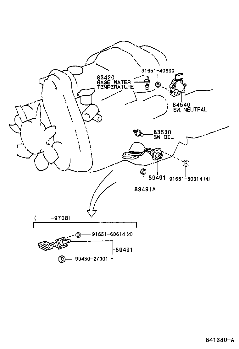 83320-80351 GAGE ASSY, FUEL SENDER product image