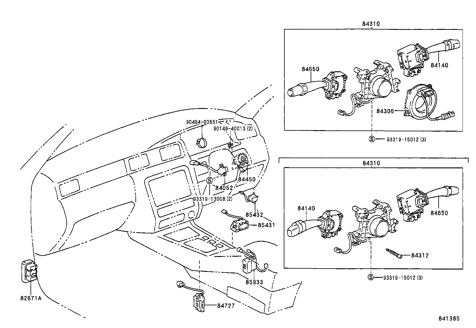 55905-30290 KNOB SUB-ASSY, CONTROL product image