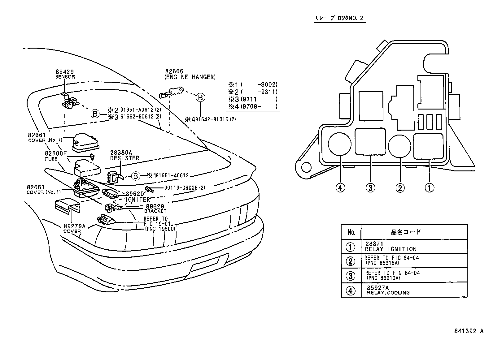 84140-33050 SWITCH ASSY, HEADLAMP DIMMER product image
