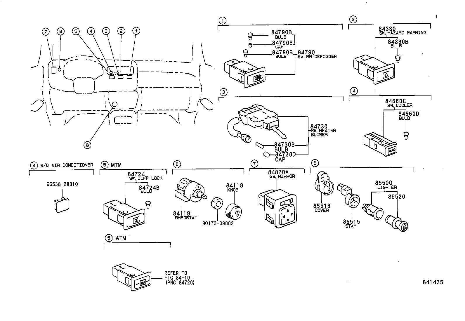 89437-42010 COVER, SENSOR product image