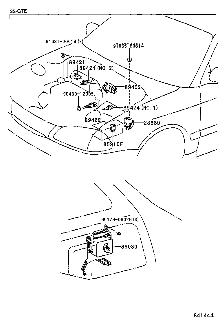 89080-21010 MOTOR ASSY, EXHAUST VALVE CONTROL product image