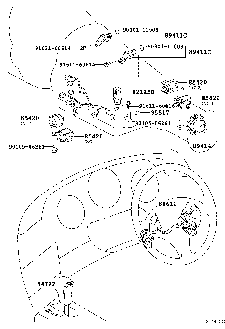 82125-30480 WIRE, TRANSMISSION product image