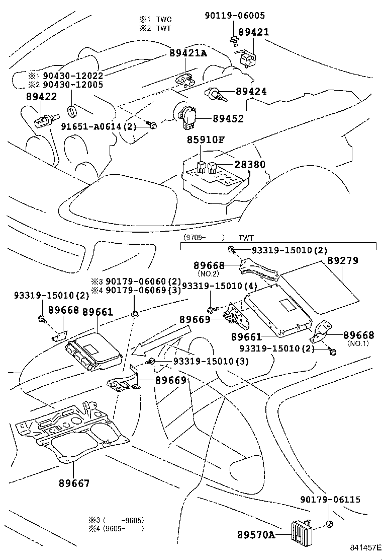 89661-14830 COMPUTER, ENGINE CONTROL product image