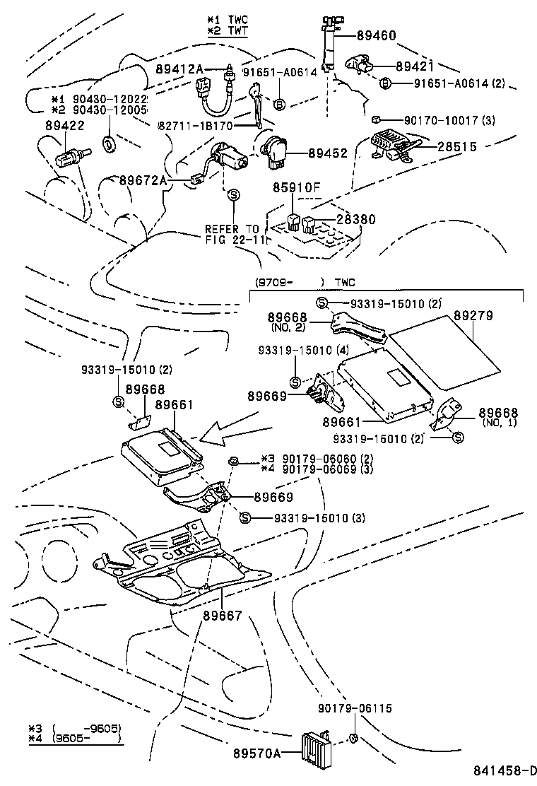 Toyota 89570-14240 COMPUTER ASSY, FUEL PUMP CONTROL