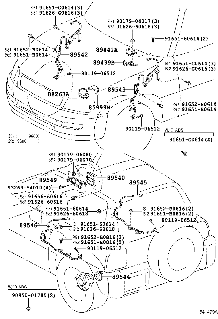 89540-42070 COMPUTER ASSY, SKID CONTROL product image