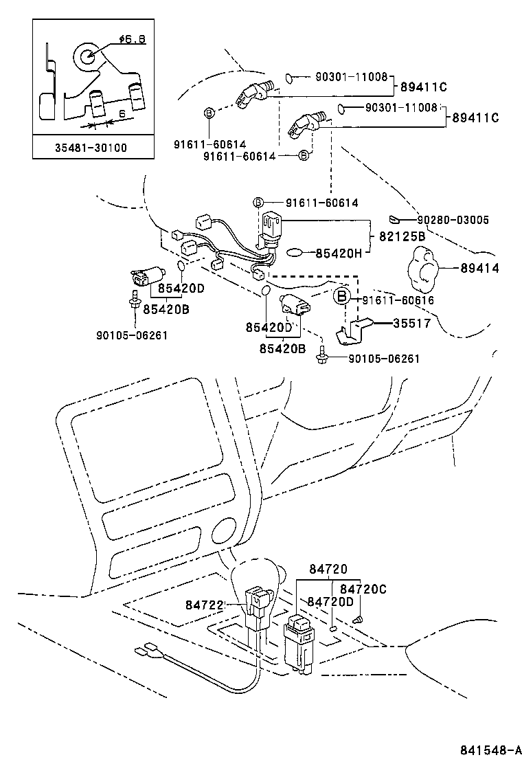 82125-30410 WIRE, TRANSMISSION product image