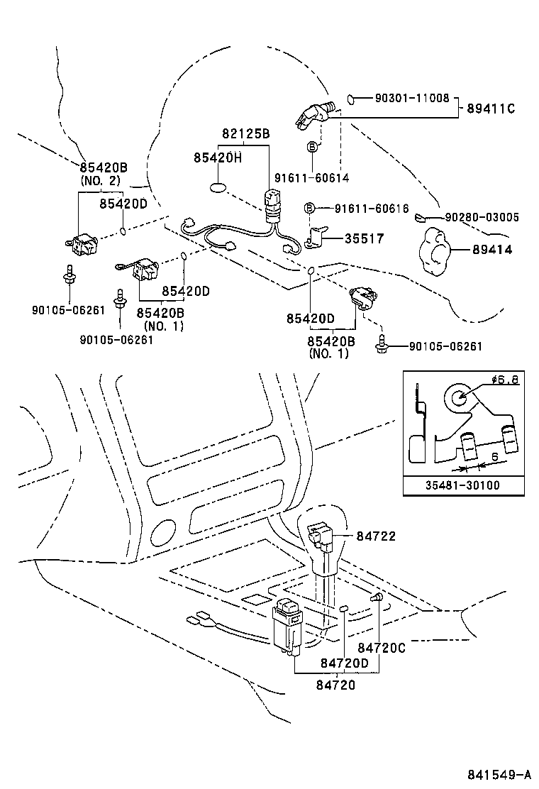 82125-30410 WIRE, TRANSMISSION product image