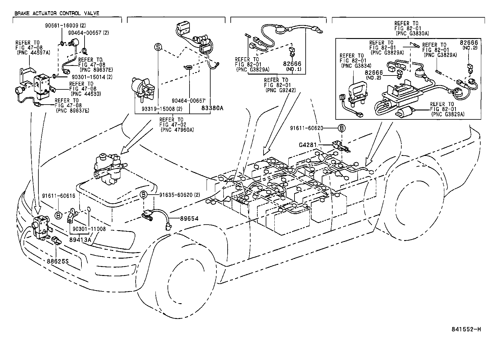 Toyota 82662-42161 COVER, RELAY BLOCK, UPPER, NO.3