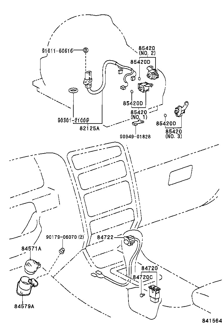 89413-20020 SENSOR, SPEED product image