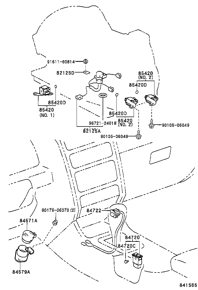 89413-20020 SENSOR, SPEED product image