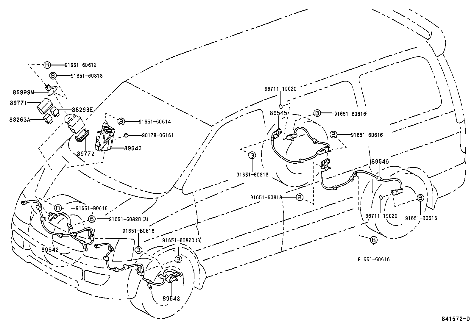 89540-28250 COMPUTER ASSY, SKID CONTROL product image