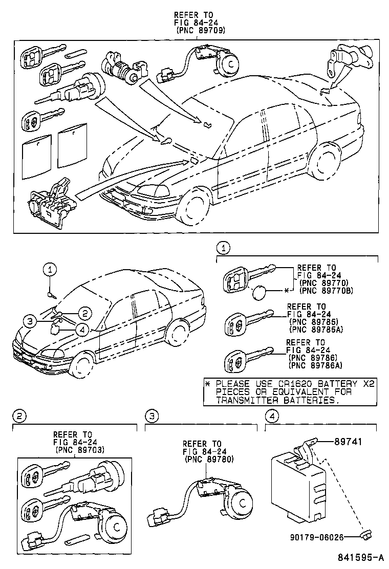 89741-05041 RECEIVER, DOOR CONTROL product image