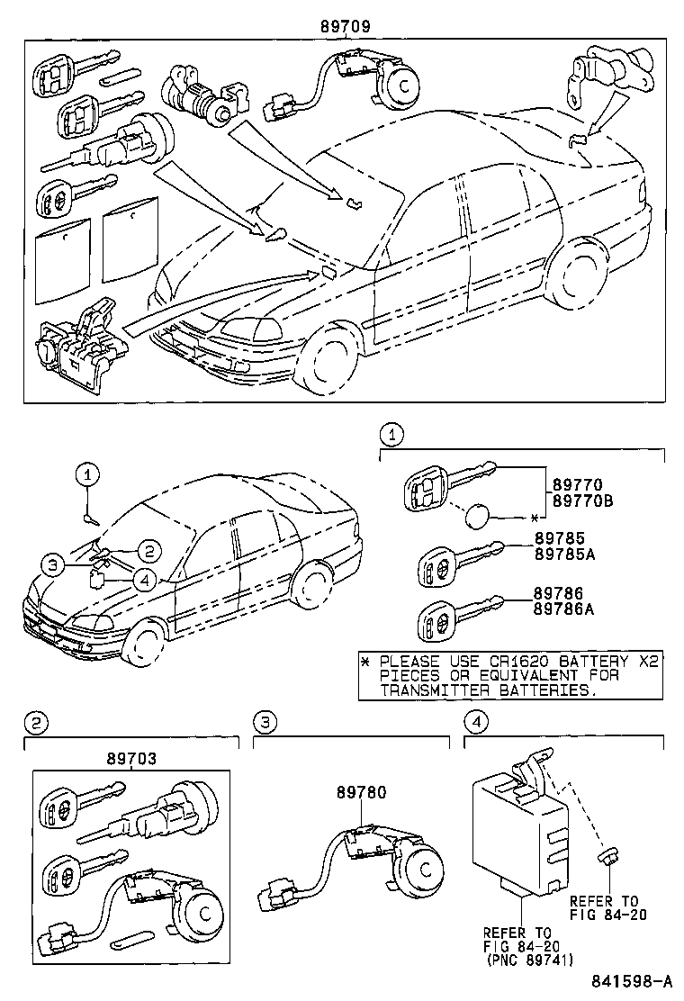 89780-05020 COMPUTER ASSY, TRANSPONDER KEY product image