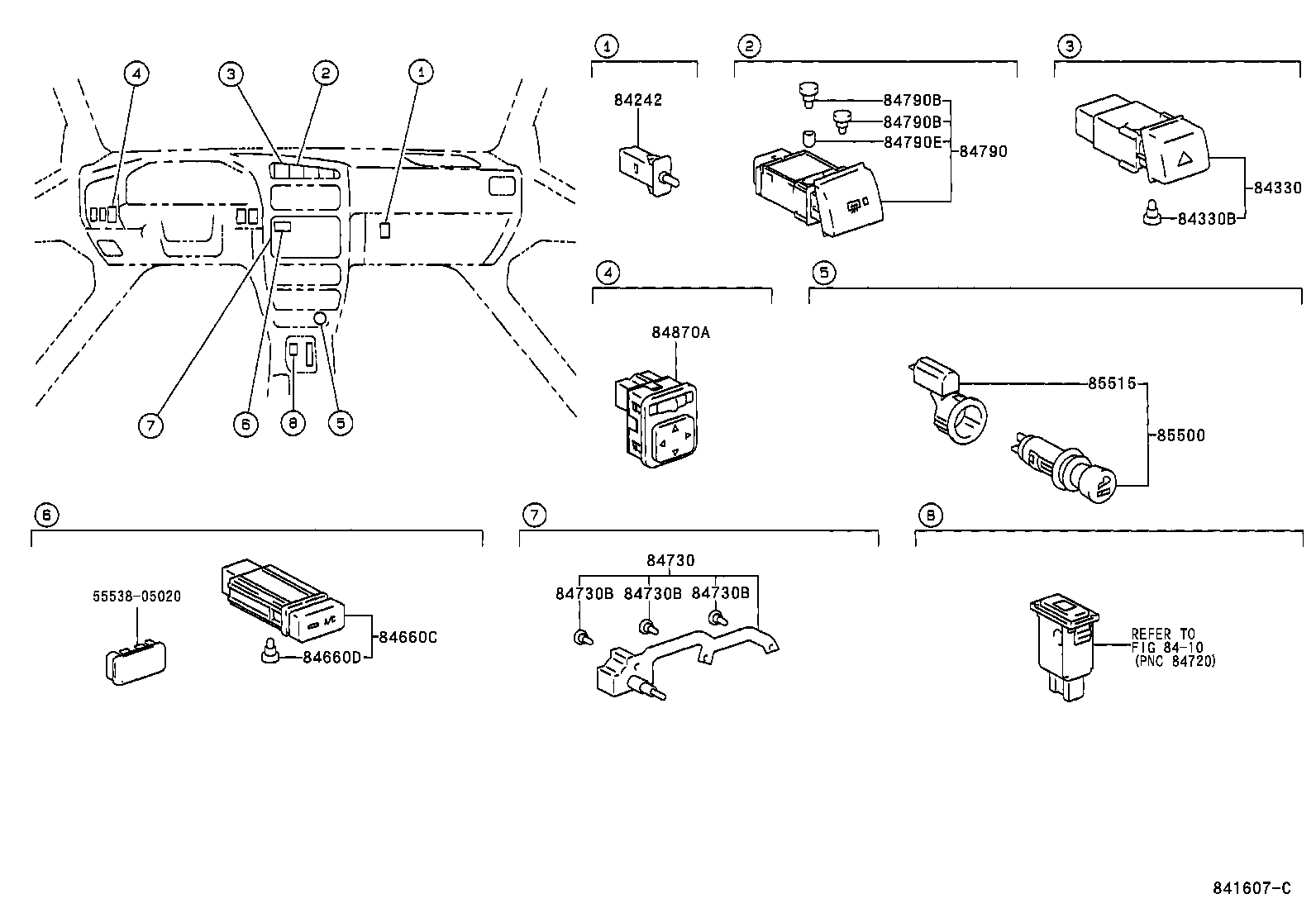 84306-05040 CABLE SUB-ASSY, SPIRAL product image