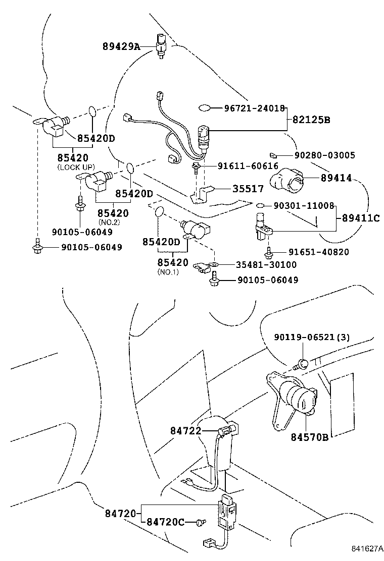 82125-30480 WIRE, TRANSMISSION product image