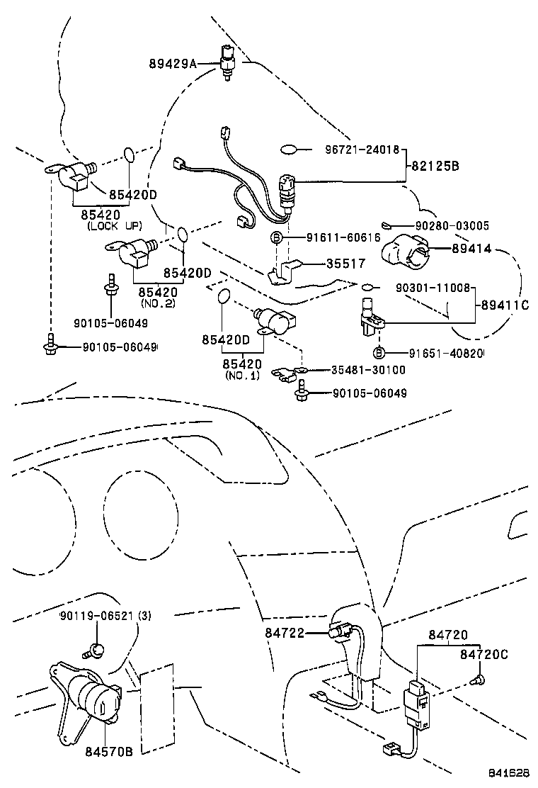 82125-40050 WIRE, TRANSMISSION product image