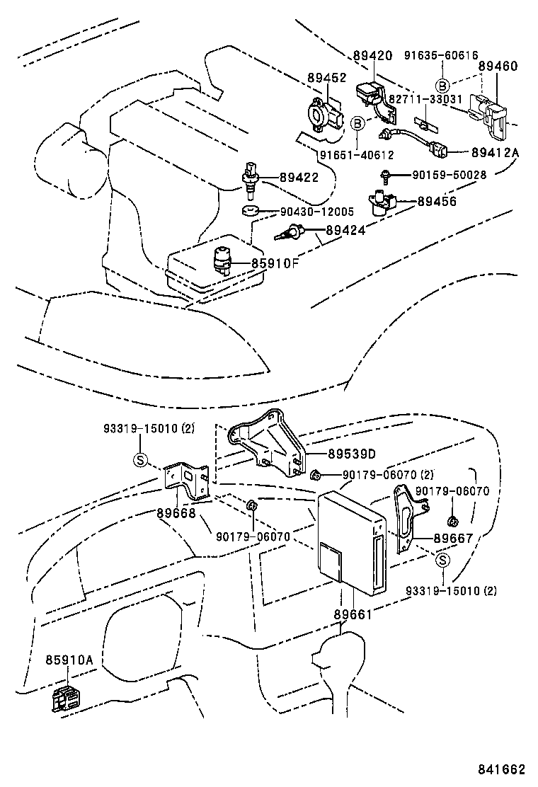 89452-06010 SENSOR, THROTTLE POSITION (FOR E.F.I.) product image