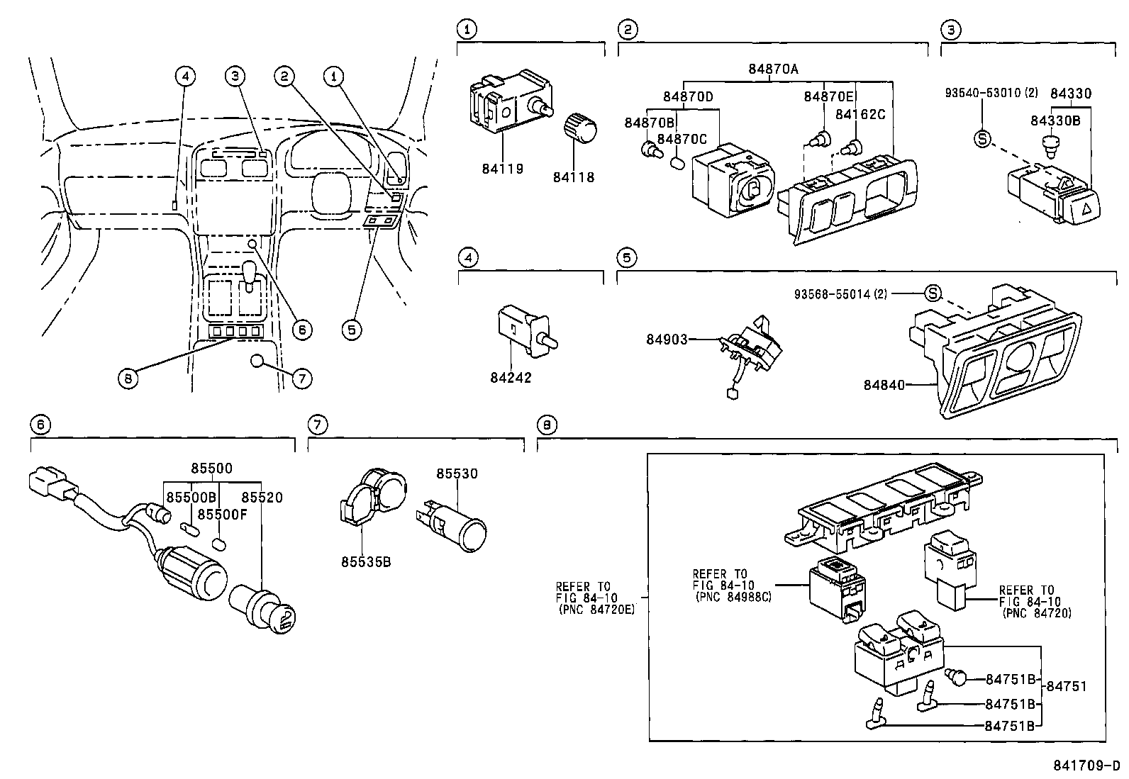 16364-46010 WIRE, COOLING FAN product image