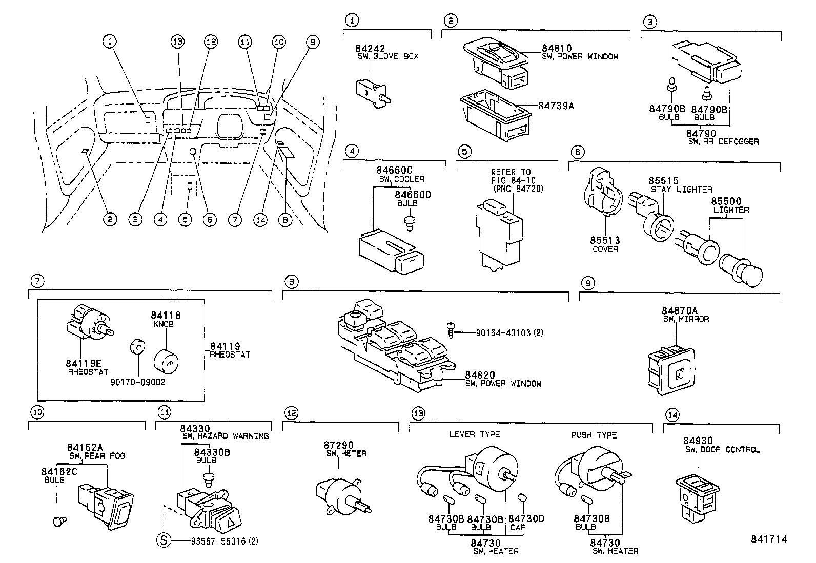 89629-33030 BRACKET, IGNITER ASSY product image