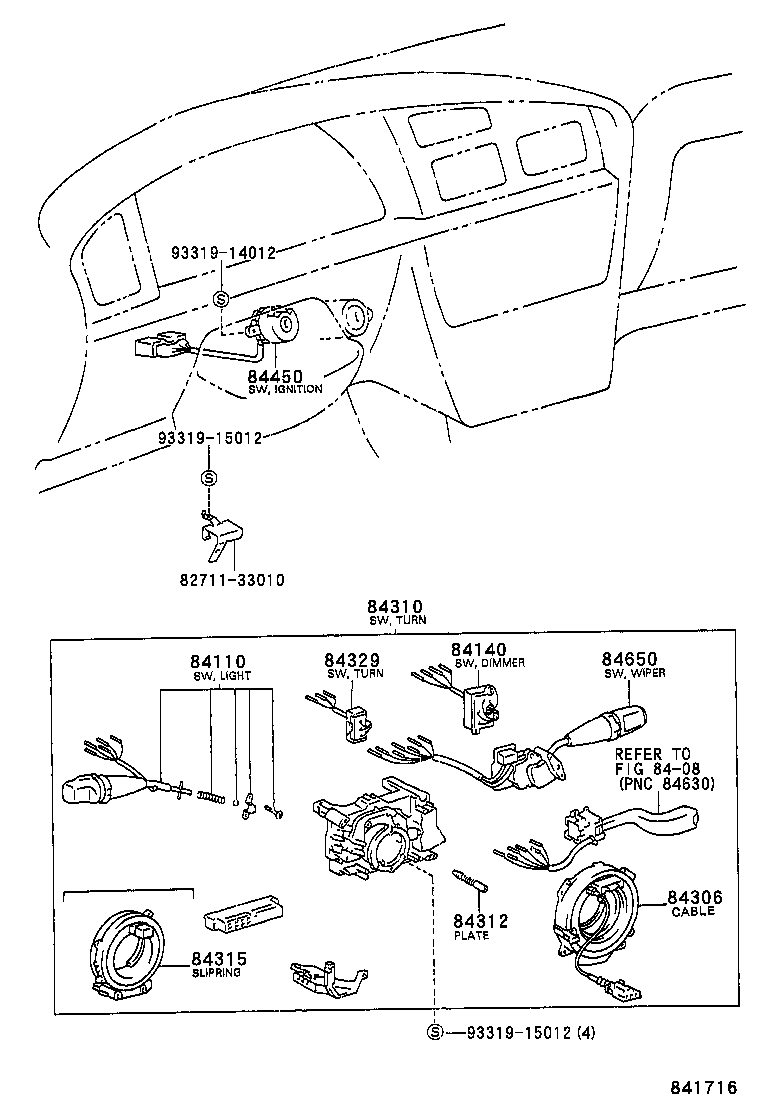 89629-33030 BRACKET, IGNITER ASSY product image
