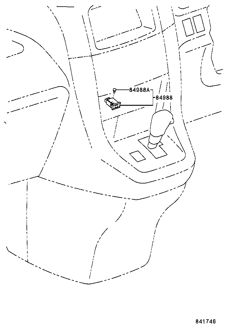 84988-48010 SWITCH, TRACTION CONTROL product image